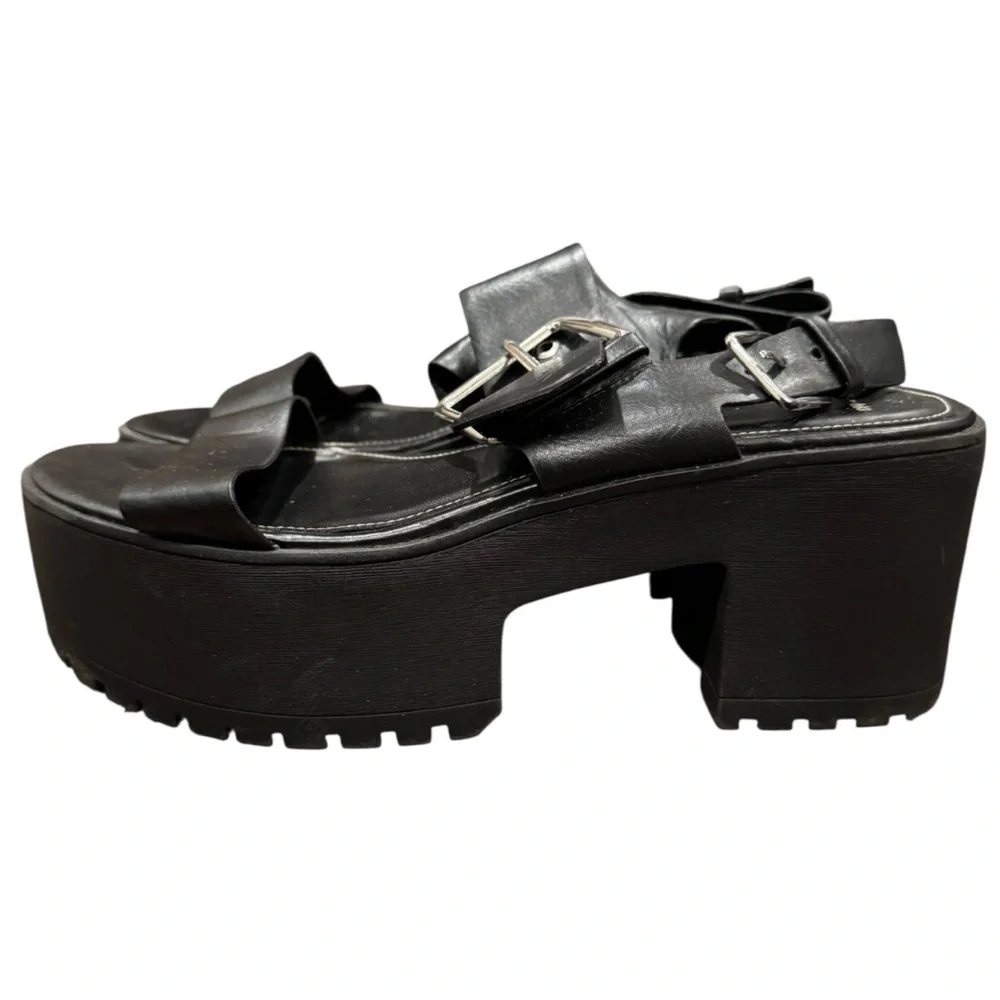 ASOS Black Chunky Platform Sandals